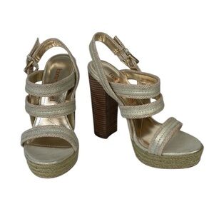 Luxury Rebel Jolie Chunky Heel Platform Sandals, Size 8 (EU 39)